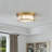 Candiss 2-Light 13" Flush Mount in Natural Brass-2090808258