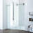 Elan 60-64" W x 74" H Sliding Frameless Shower Door with 3/8" Clear Glass-98714497