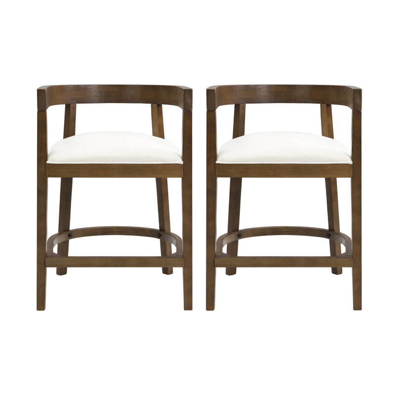 Rubberwood Counter Stool (Set Of 2)