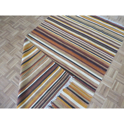 Maiesha Wool Striped Indoor Rug