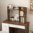 Millwood Pines Desk Bookshelf Desktop Storage Organizer Display Shelf Rack Dorm Office Brown-109601741