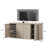 Cesiro Modern Fluted 4-Door TV Stand With Adjustable Shelves-2046766421