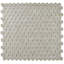 Carreau de mosaïque rond en porcelaine pour plancher et mur 11-7/8 po x 12-5/8 po Hudson Penny-36267891