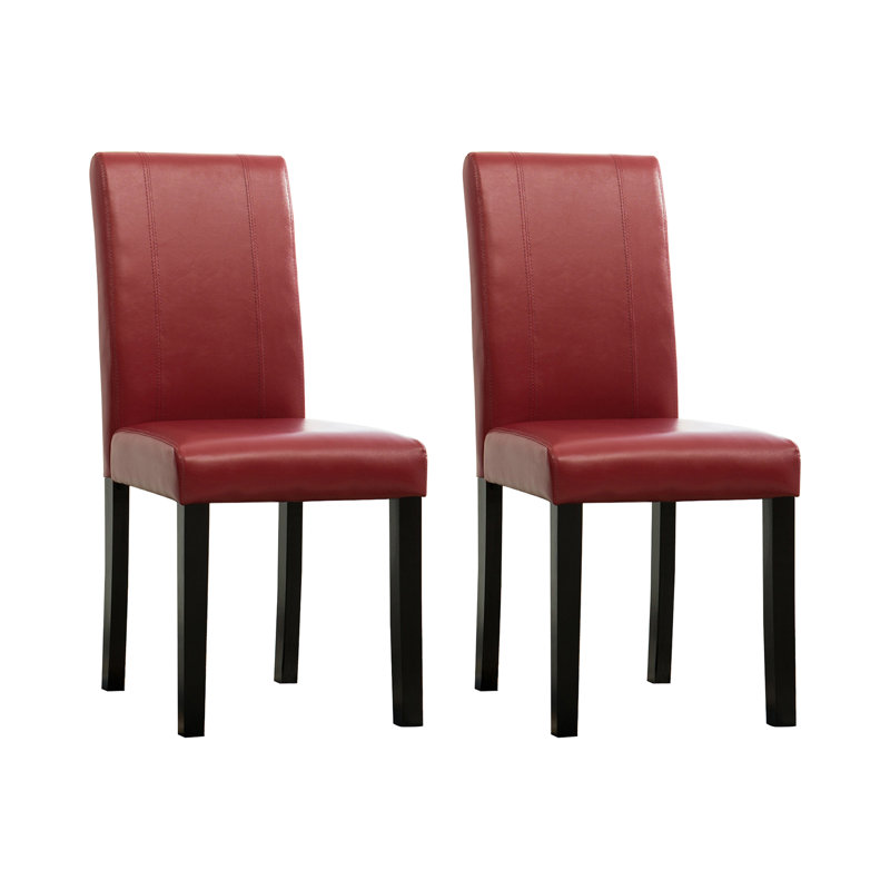 Tereza 45.5cm H Upholstered Side Chair, Red