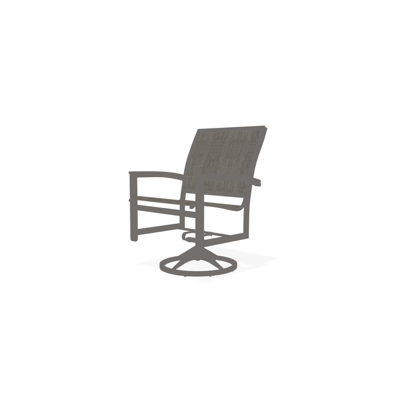 Bazza Outdoor Dining Chair, Smoke, Warm Gray