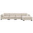 130" Modular Sectional Sofa