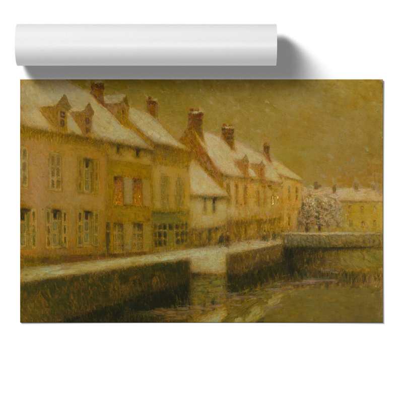 Canal in Bruges by Henri le Sidaner - Frameless Print, 21cm H x 30cm W x 0.1cm D