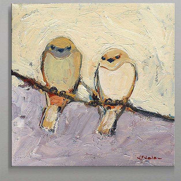 « unparléed bond » par jennifer lommers,, reproduction d’art sur toile tendue, H 36 po x l 36 po x P 1,5 po