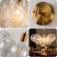 Applique murale à bulles, abat-jour en verre soufflé à la main avec hauteur réglable, éclairage mural pour salon, chambre à coucher, couloir, salle à manger
