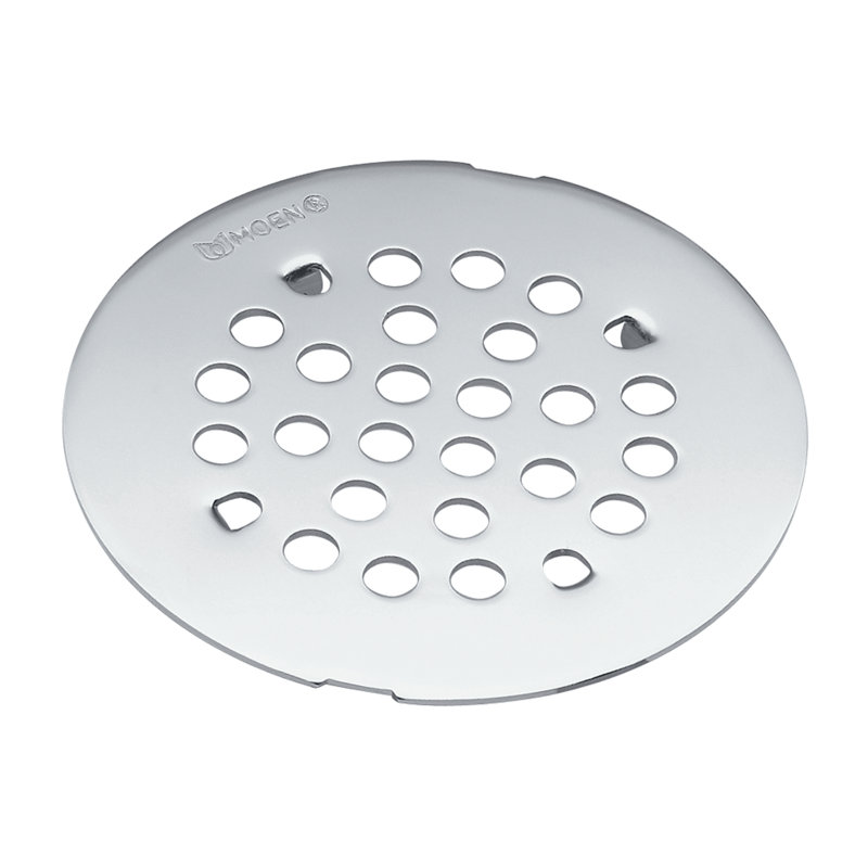 Kingsley Grid Shower Drain, Antique Nickel, Snap-In