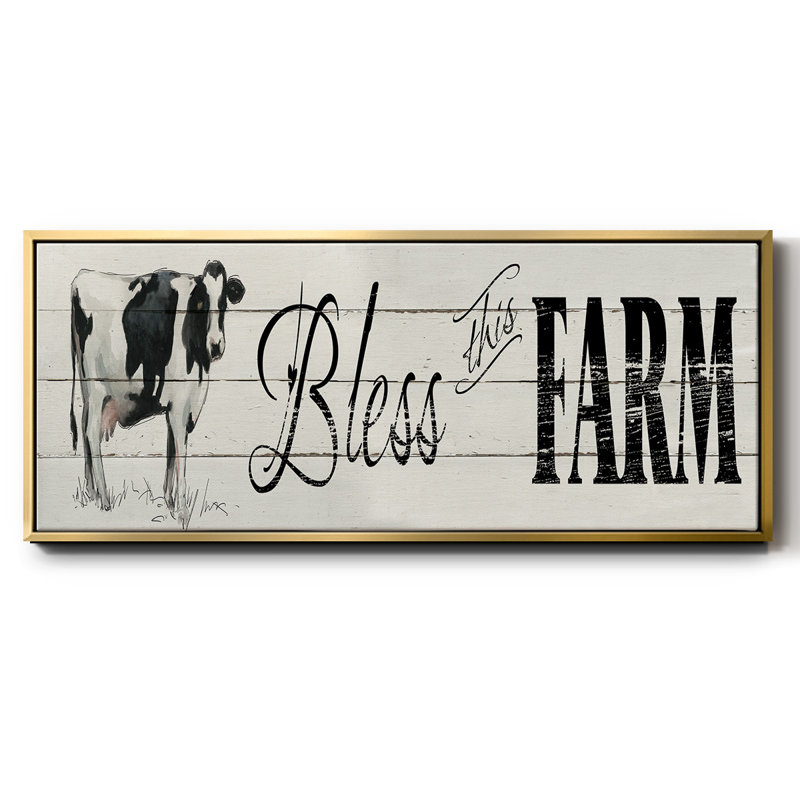 Bless This Farm- Framed Canvas