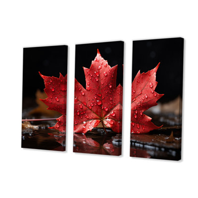 Canada Canada Pride III sur toile, 3 pièces