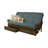 Stratford Queen 87" Wide Futon Frame and Mattress with Drawer Set-110749655