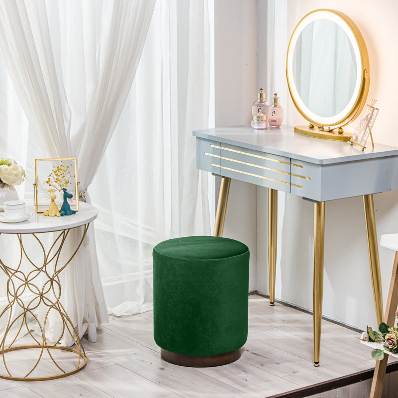 Repose-pieds Bridgewater, Velours vert