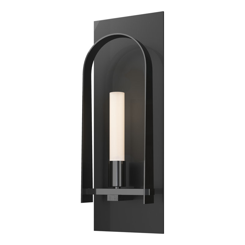 Triomphe 1 - Light Steel Armed Sconce, Black, Ink