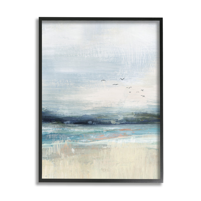 Art de giclée encadrée par Mouette, Giclée encadrée noir minuit, H 14 po x l 11 po x P 1,5 po
