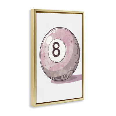 Cadre flottant pastel à huit boules, design par LSR Design Studio