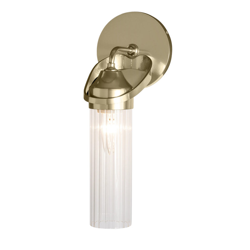 Bow 1 - Light Dimmable Bath Sconce, Soft Gold