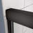Bypass Shower Sliding Door, 50 - 54"x70", Tempered Glass, Matte Black, Stainless Steel Handle, Nano Clean Treatment, Film, Leak, Install Easily 1/4" Track, 36000 Times Tested Leak, Smooth Movement,