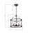 Benji 3 - Light Dimmable Lantern Square / Rectangle Chandelier