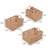 Burruss Bohemian Cottage Woven Hyacinth Rectangular Storage Baskets with Handles (Set of 3)-1943315837