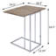 Table d'appoint et base géométrique en chêne patiné