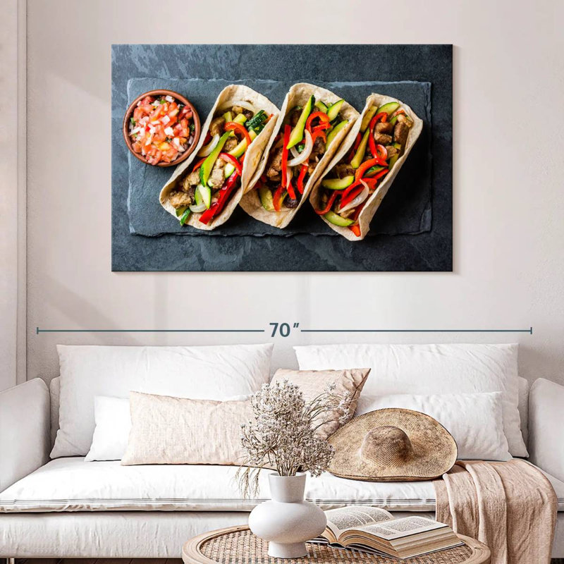 Yarlin Tacos De Cerdo, H 32 po x l 48 po
