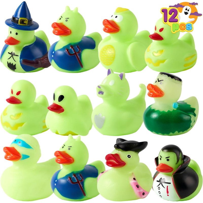 12 jouets pour le bain Halloween