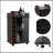 Stylish Dark Oak 2-Drawer Nightstand with Modern Design and Ample Storage for Bedrooms and Living Rooms-1254347117