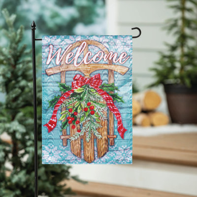 Drapeau de jardin Welcome