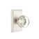 Georgetown Knob with Rectangular Rose