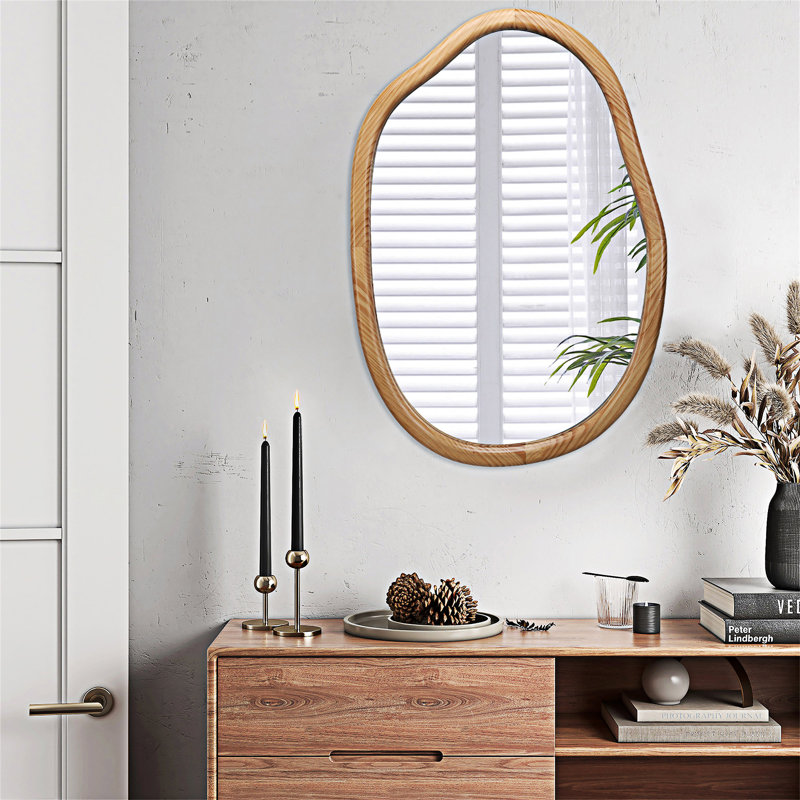 Miroir décoratif ondulé