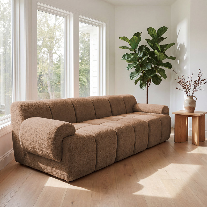 Canapé modulaire modulaire, canapé Cloud, Brown