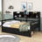 Nadka Wooden Daybed with 2 Drawers-625789752-625789755