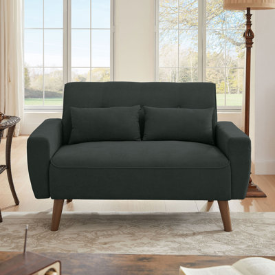 48.43" W Small Upholstered Loveseat Couch