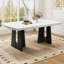 Table de salle à manger en faux marbre Modern Modern-512662495