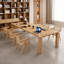 Table de conférence moderne à base cylindrique en bois massif-348925314
