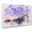 Santa Monica Pier Fairground Watercolour - Wrapped Canvas-56657415