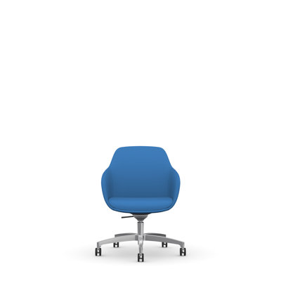 Lilly Upholstered Swivel Desk Chair from 9to5 Seating