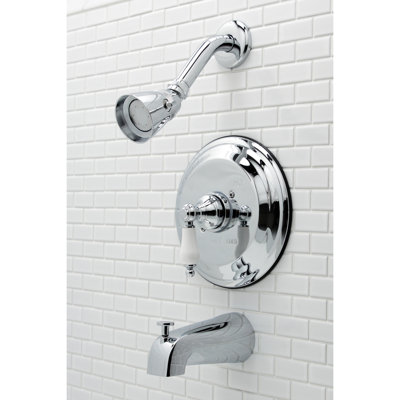 Robinet de baignoire et de douche avec valve brute Restoration