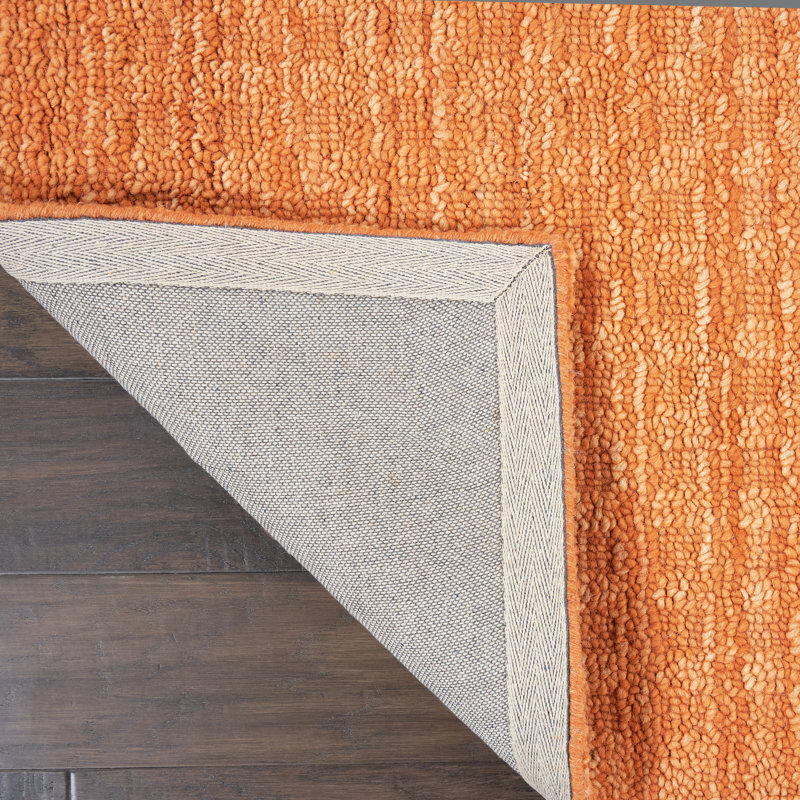 Yutan Wool Checkered Indoor Rug, Runner 2'3 x 8'