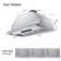 VIKIO 36'' 900 CFM 3-speed Ducted Insert Range Hood With Permanent Filter and LED Lights