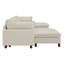 Canapé modulaire en cuir fleur 6 pièces Solena-1430296275
