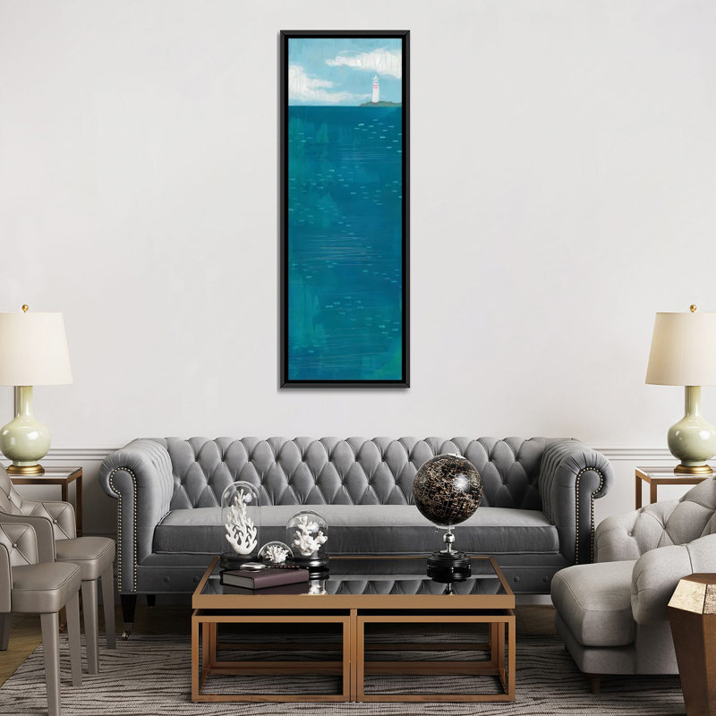 «To the Lighthouse» par Melissa Averinos - Estampe numérique sur toile tendue avec châssis, H 36 po x l 12 po x P 1,5 po