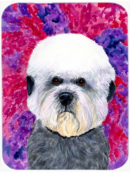 Planche à découper en verre east urban home dandie dinmont terrier
