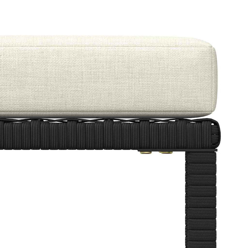 23.6" Wide Square Patio Sectional with Cushions
