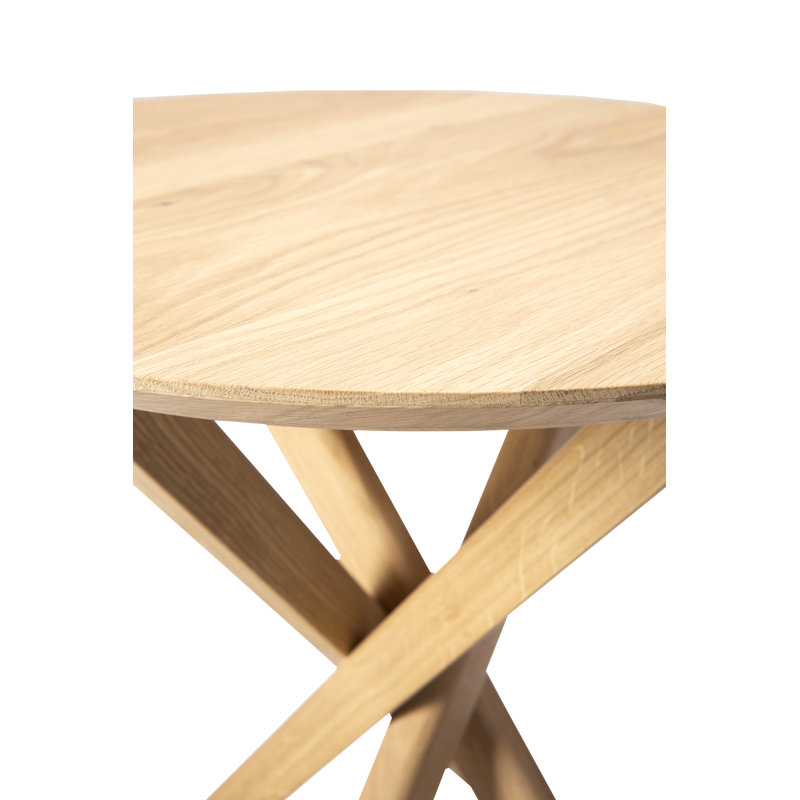 Mikado Solid Wood Coffee Table, Oak, 16" H x 56.3" L x 26.4" W