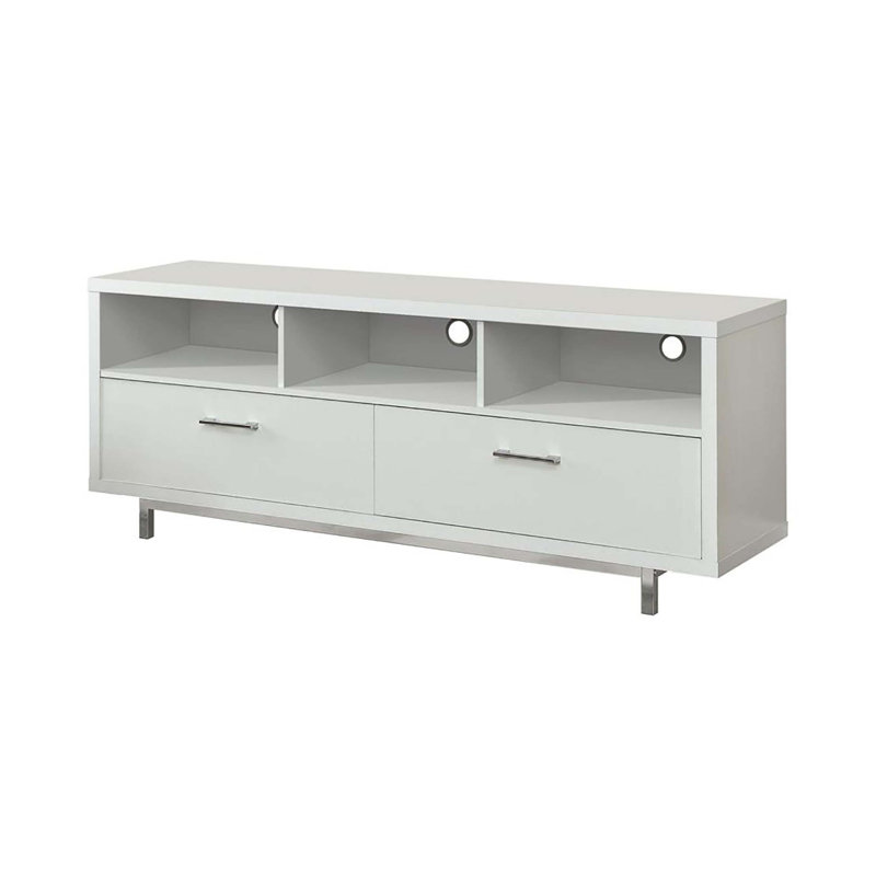 Meuble télé 60 po, Blanc