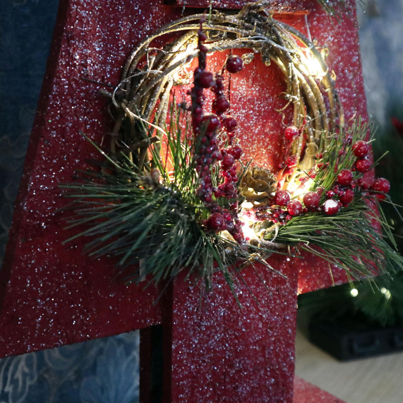 No Holiday Shaped Ornament, Red, 31 cm x 17.5cm x 6cm