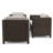Outdoor 4Pc Comfy - Brown , Water-, Cushions Cheerful Waterproof Fabric, Cushion-560836926